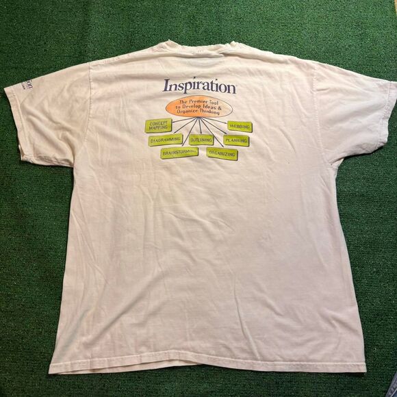 Hanes Men's Cream and White T-shirt - Picture 7 of 7